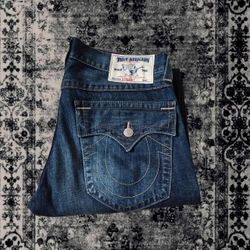 True Religion Big T Straight Fit/Bootcut Jeans