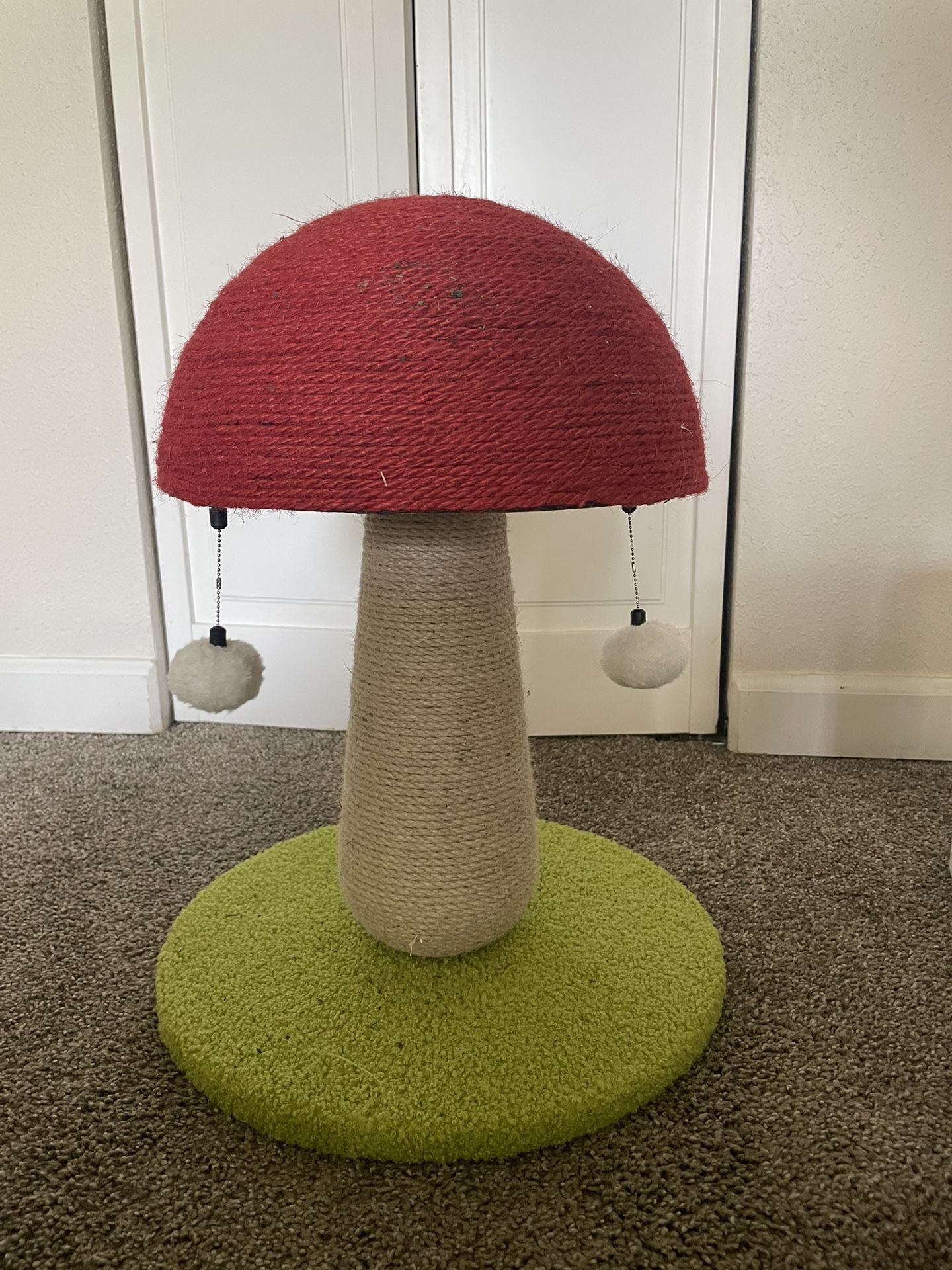 Mushroom Cat Scratching Post