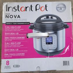 NEW Instant Pot Duo Nova 8 Quart