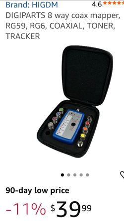 8 way coaxial cable tracer and toner