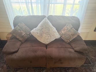 Recliner Couch- Brown