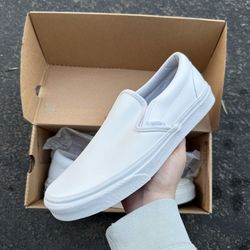 White Vans Size 9 NEW $65