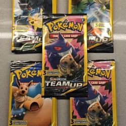 Pokemon Sun & Moon Team Up Sealed Mini Pack!