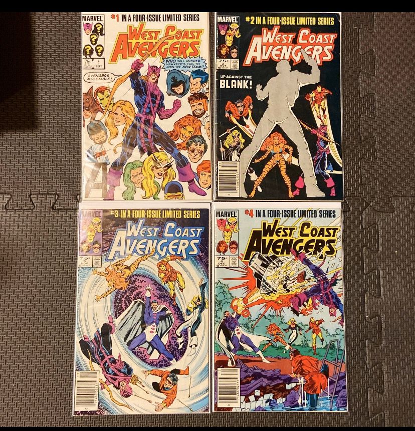 West Coast Avengers 1-4 limited series
