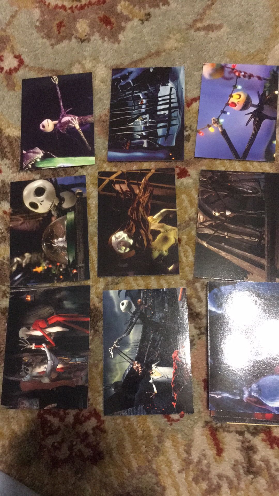 Nightmare before Christmas neca trading cards