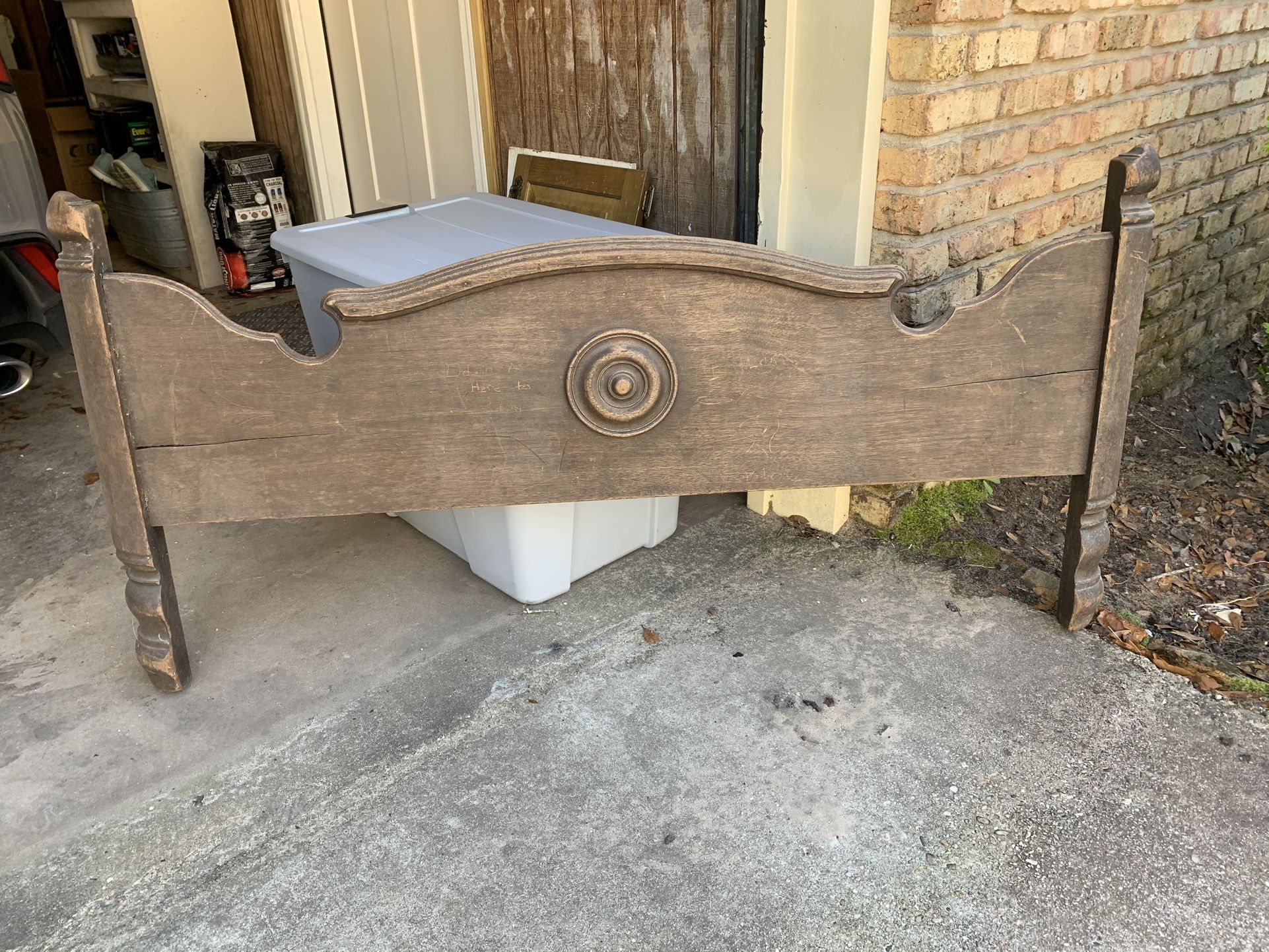 Antique Foot Board