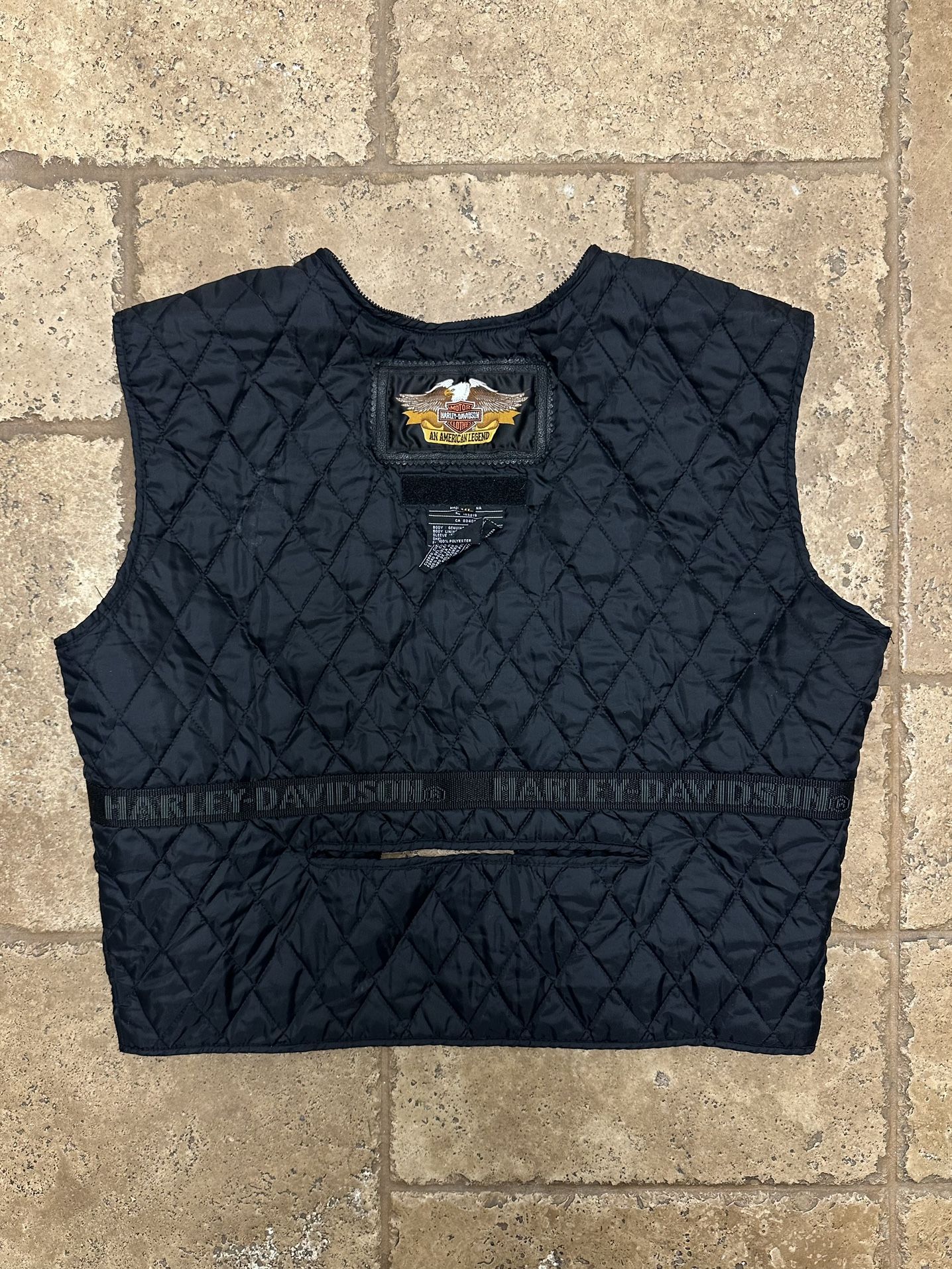 Harley Davidson American Legend Jacket Liner Vest ONLY Size XL CA03402 RN103819