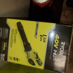 New Blower Ryobi 40v Hp