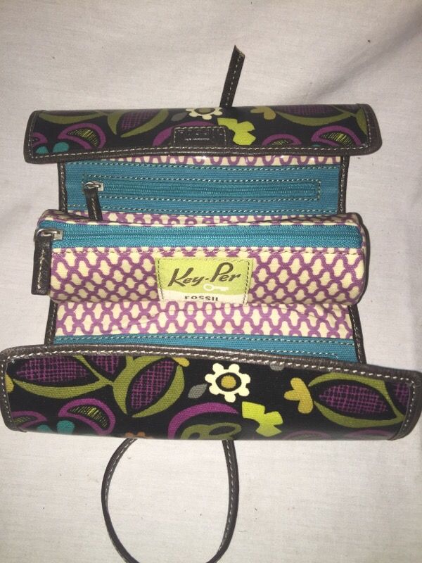 Fossil key per cosmetic case new with tags