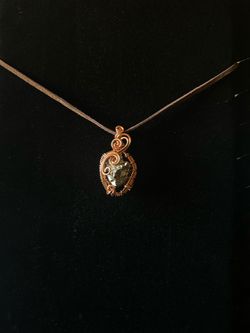 Pyrite Wire wrapped necklace