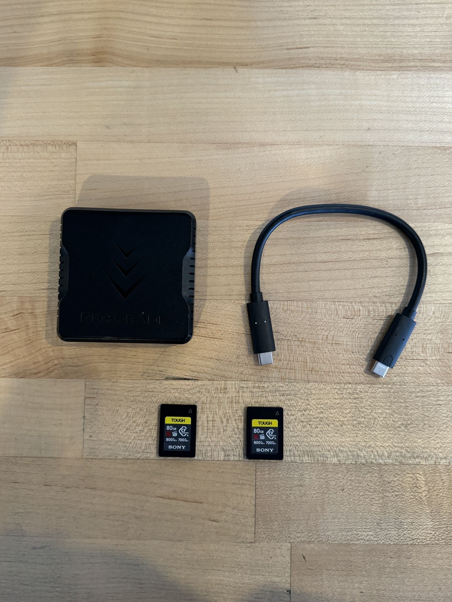 2 X Sony 80GB CFexpress Type A TOUGH Memory Card