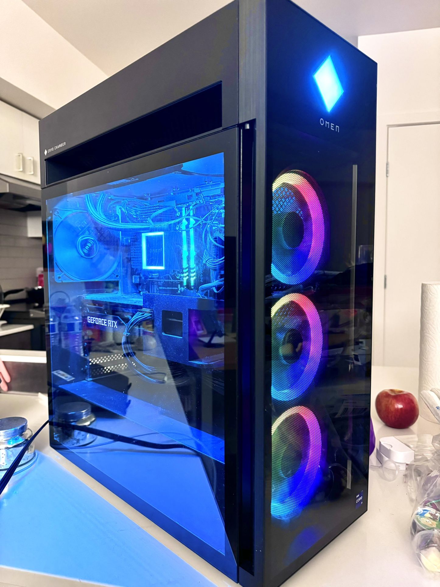 Liquid Cooling Gaming pc desktop computer i9 12900k 32gb ram rtx 3080 512gb ssd + 1tb hdd