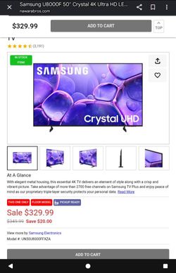 Still new open box everything really good condition Samsung 50 in 4k tv