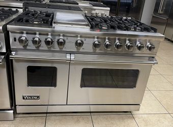 Viking 48” Dual Fuel Range Stainless Steel 