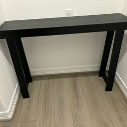 Modern Black Console Table