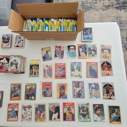 Baseball football cards collection. Topps Fleer Donruss Upper Deck NFL Pro