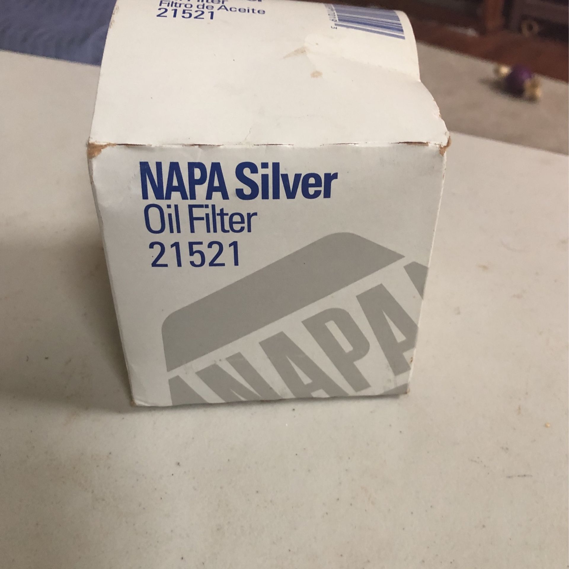 NEW In Box -NAPA Silver Oil Filter - 21521