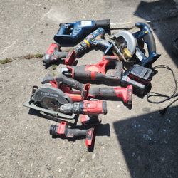 Set Of Craftman Tools Charger And One Battery