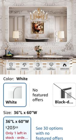 Bathroom mirrors