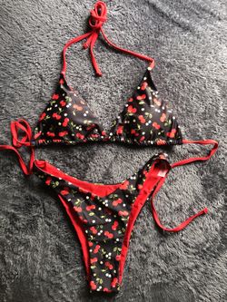 Sexy Cherry Bikini 