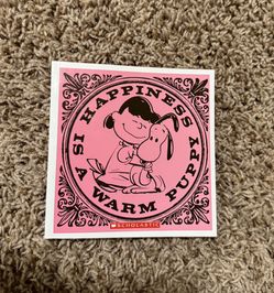 Snoopy peanuts book Happiness is a Warm Puppy