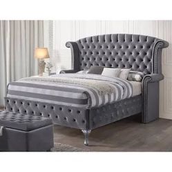 Brand New Queen bed frame only No mattress 53 down financing available no credit needed  Delviery available  Miriams furniture  