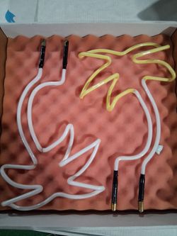 Custom palm trees neon lighting