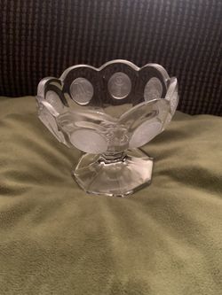 Vintage Clear Compote
