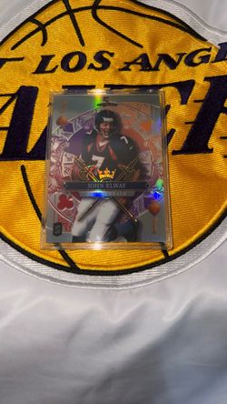 Wild Card John Elway Holo/Parallel Card numbered 5/5