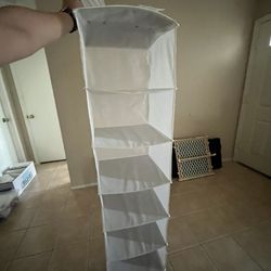 6 Shelf Hanging Closet Organizer 