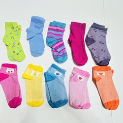 10 Pairs Girl Socks Lot # A0009