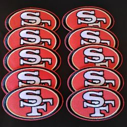 San Francisco 49ers Patches lot of 10 
