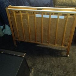 Vintage Wooden Playpen 