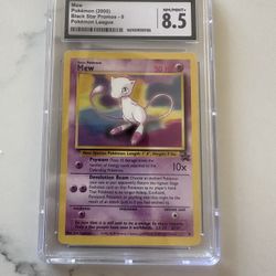 Pokemon Mew Black Star Promo 8 Cgc 8.5 