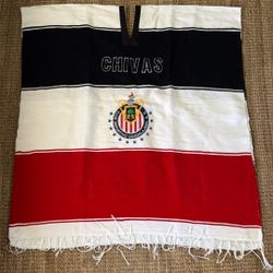Sarape Poncho De Chivas 