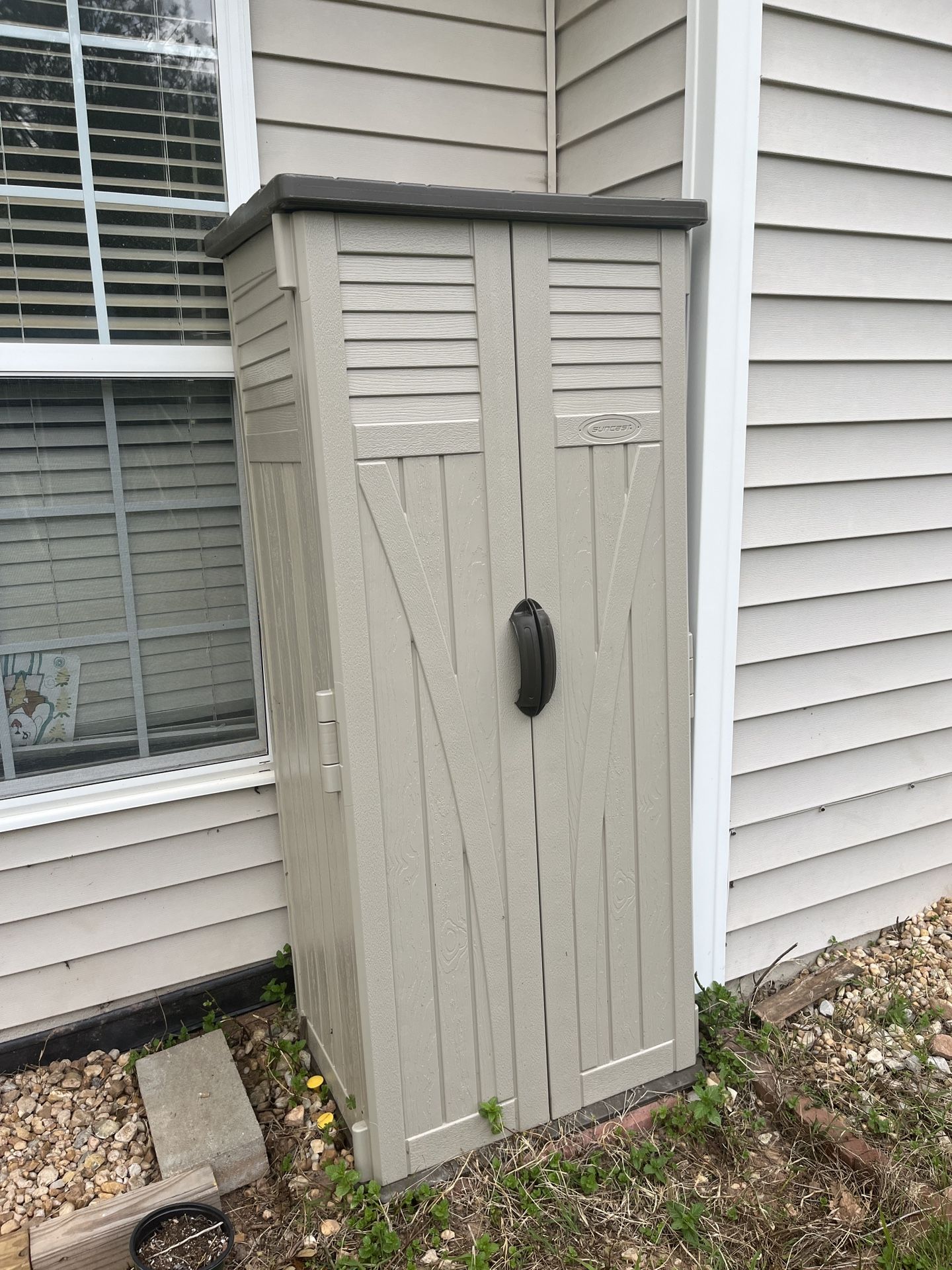 2 ft. 9 in. W x 2 ft. D Vertical Tool Shed