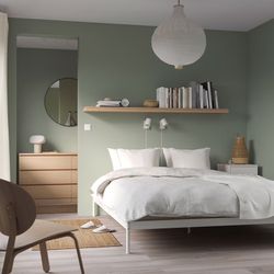 Full size bed frame and mattress 