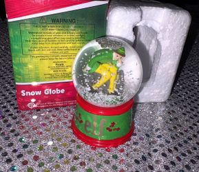Elf NWT Christmas Snow Globe From JCP Year 2024