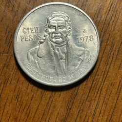 Pesos Mexican Silver Coin