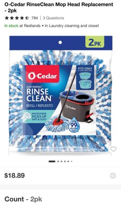 O Cedar Replacement Mop Heads