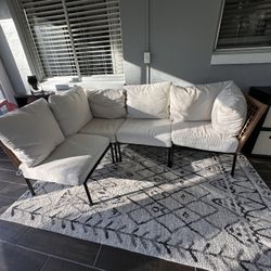 Modular Patio Set and Rug
