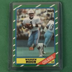 Warren Moon #(contact info removed) Topps Football Trading Card