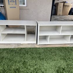 White Organizers 2X.  $30 For Both!