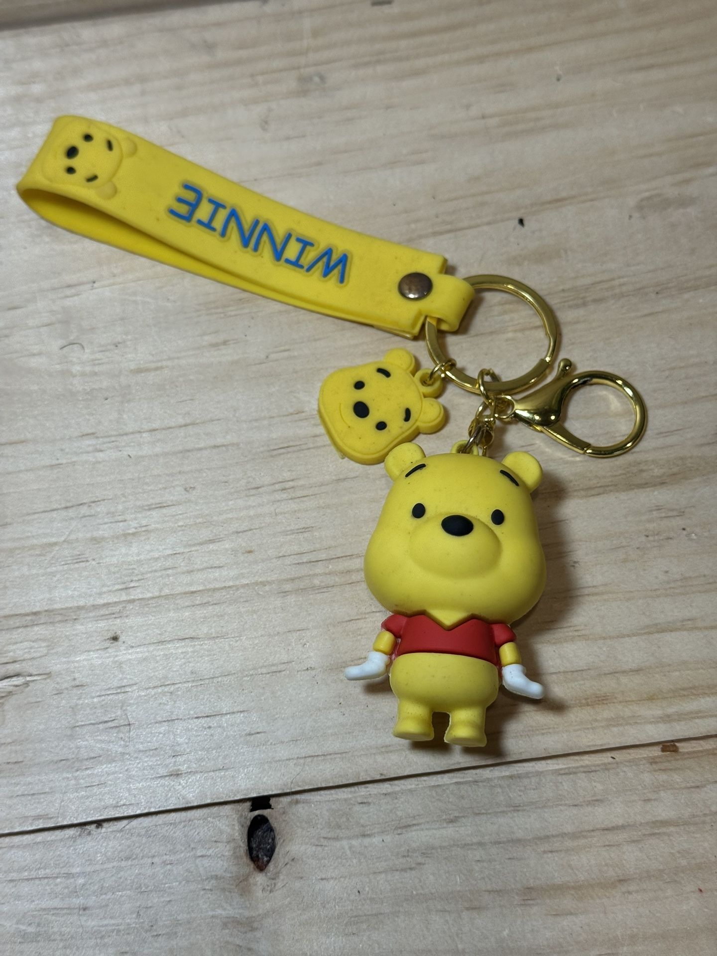 Disney Winnie the Pooh Rubber Keychain #scrappy