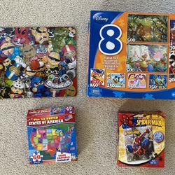 Lot Of 11 Sets Of Puzzles 