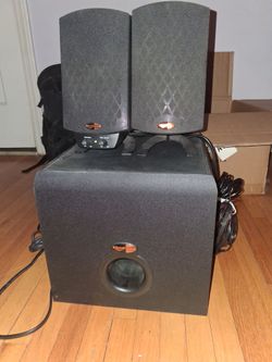 Make offer new klipsch subwoofer and speakers