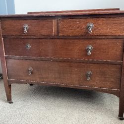 Heavy Wood Dresser