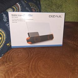 Mobile Screen Amplifier With Speaker Connected To Bluetooth Wi-Fi And Your Cell Phone