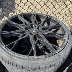 22” Niche Rims And Tires Universal 5 Lug