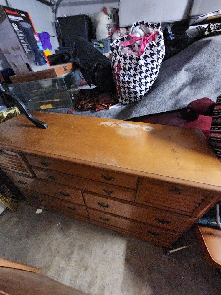 Dresser And Mirror